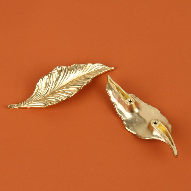 Ручка-лист Дверная ручка шкафа Творческая дверная ручка ящика Древнее искусство Моделирование