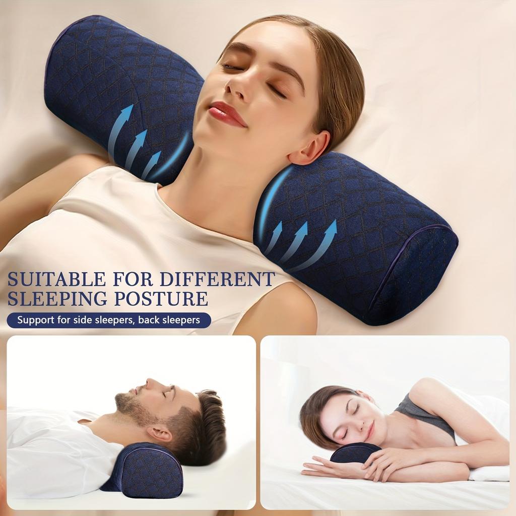 Orthopedic Neck Pillow: Superior Cervical Support  Soft Memory Foam, Breathable  Washable, Ideal for Every Sleeper