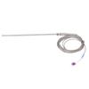 K Type Thermocouple Stainless Steel Thermocouples Probe for Temperature Measurement 200mm 3 Meters