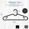 Pack of 10 Heavy Duty Plastic Clothes Hangers - Non-slip, Space-saving, Multi-purpose Hangers for Home, Hotel, Dormitory