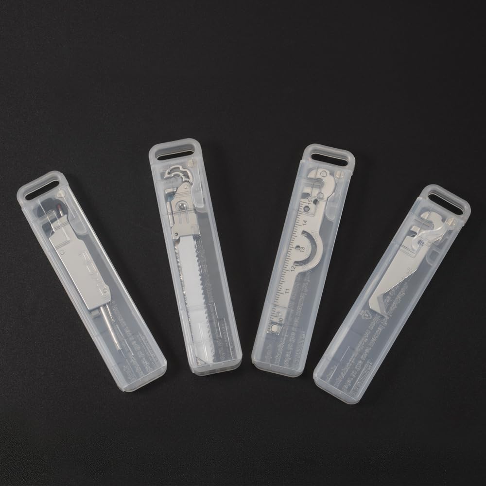 Roxon FT07 Собери свой мультитул - Набор аксессуаров для инструмента FLEX (Канцелярский нож, Линейка и Магнитный захват, Ручка и Пинцет и Игла, Т-образный хвостовик