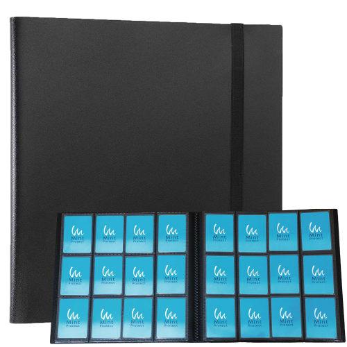 Mint Protect Card File, 12 Pockets, Holds 480 Trading Cards (Black)