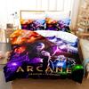 Cartoon Anime Arcane Jinx  Bedding Set Bedding Set Comforter Sets Bed Sheets Set King Size Bedding Set Quilt Set Bed Linen