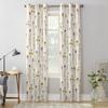 Watercolor Flower Leaf Curtains for Bedroom Living Room Window Curtain Treatments Blinds Kitchen Home Decor Drapes