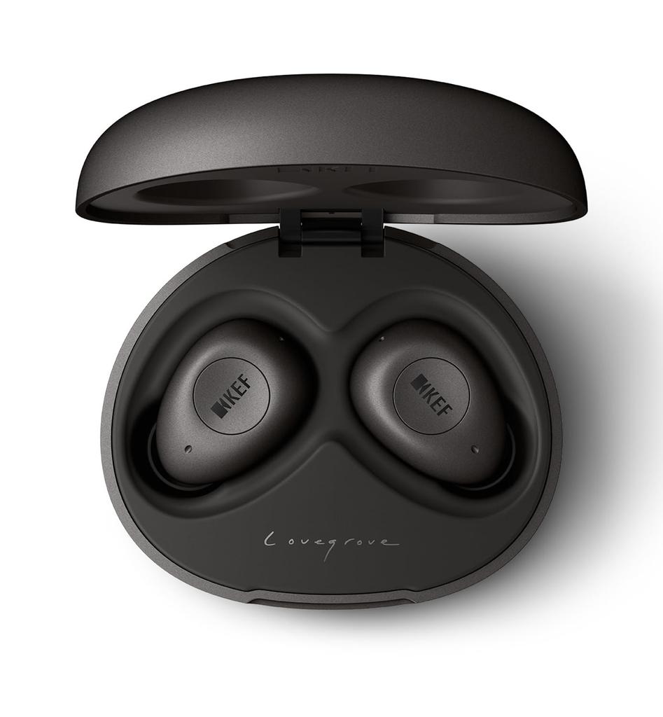 Беспроводные наушники KEF Mu3 Bluetooth 5.0 с шумоподавлением, внутриканальные, с защитой от брызг IPX5, серые