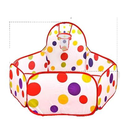 Игровая палатка мультяшная игровой домик ямы с шариками с корзиной спорт портативная складная уличная развивающая игрушка для детей