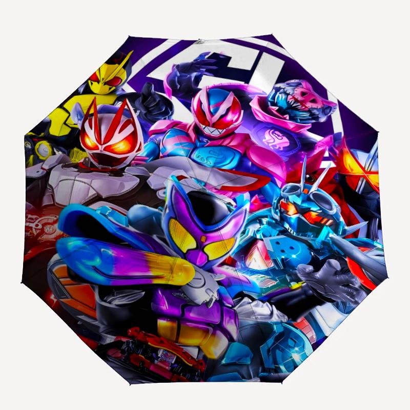 1pc Mighty Morphin Power Rangers3 Umbrella, Sun Protection, And UV Shielding. It Has Eight Sturdy Ribs for Outdoor Use And Perfect Gift