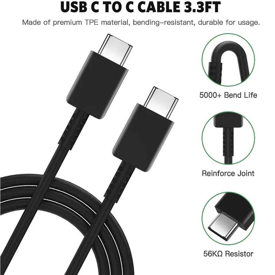 Зарядное устройство USB Type-C 45 Вт с Super Fast Charging 2.0 для Galaxy S24, S23 Ultra, S22, S21, Tab S9, S8