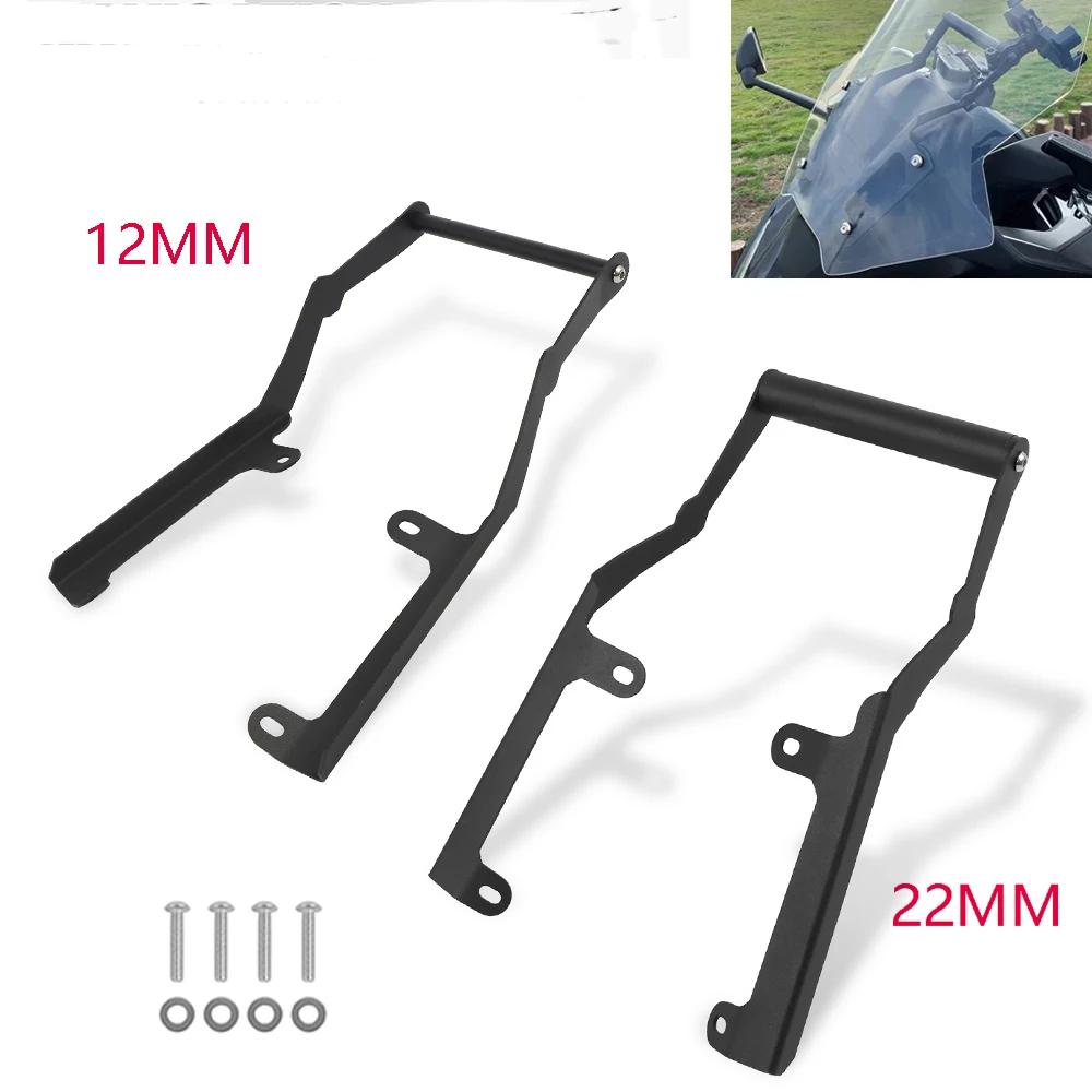 12MM/22MM GPS Navigation Bracket For Honda Forza 750 FORZA750 2025-2025 Phone Holder Stand Mobile Phone Rack Dashcam Bracket