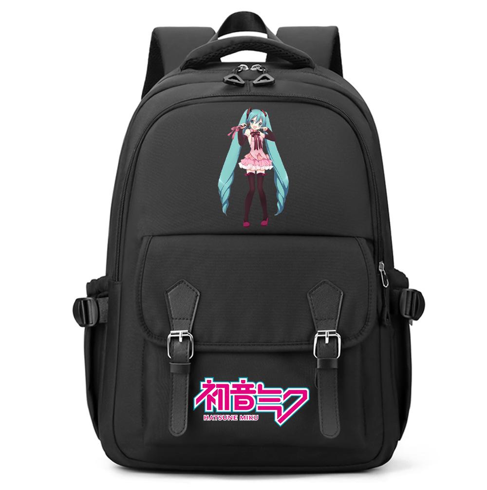 Аниме Хатсуне Мику с принтом, рюкзак большой емкости для подростка, студента, девочки, мальчика, школьная сумка, сумка для книг, женская, водонепроницаемая, дорожная сумка, рюкзак, подарок