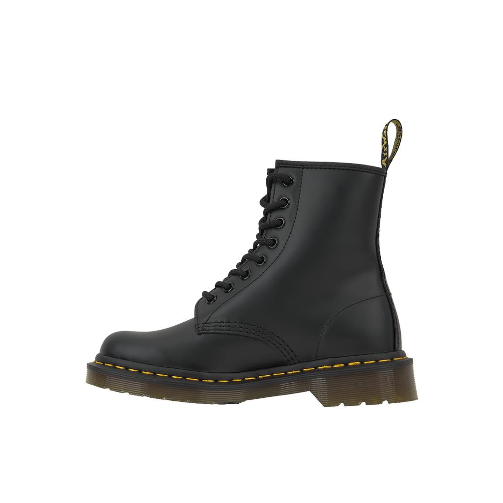 Dr. Martens 1460 Классические ботинки на 8 люверсах из гладкой кожи Унисекс ботинки Черный 10072004