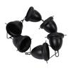 Black Acorn Rain Chain 3.6ft Decorative Rain Catcher Chain for Gutter Downspouts Aluminum Alloy