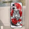 Tiger Red Sun Japan Art Cover For OPPO Reno 11F 12F 13F 14F 10 11 12 13 14 Pro 7 8 Lite OPPO Find X6 X8 X9 Pro Case