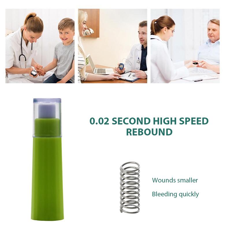 50 шт. Игла для забора крови Одноразовый стерильный ланцет Ручка для кровопускания Игла для крови