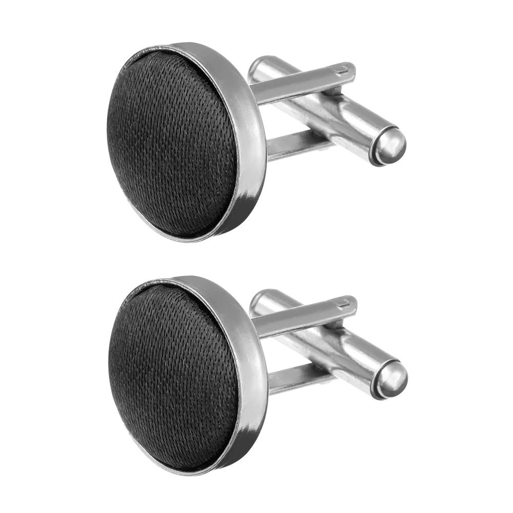Novelty Solid Color Wedding Stylish Round Shirt Cuff Links Mens Cufflinks Clothes Buttons Apparel
