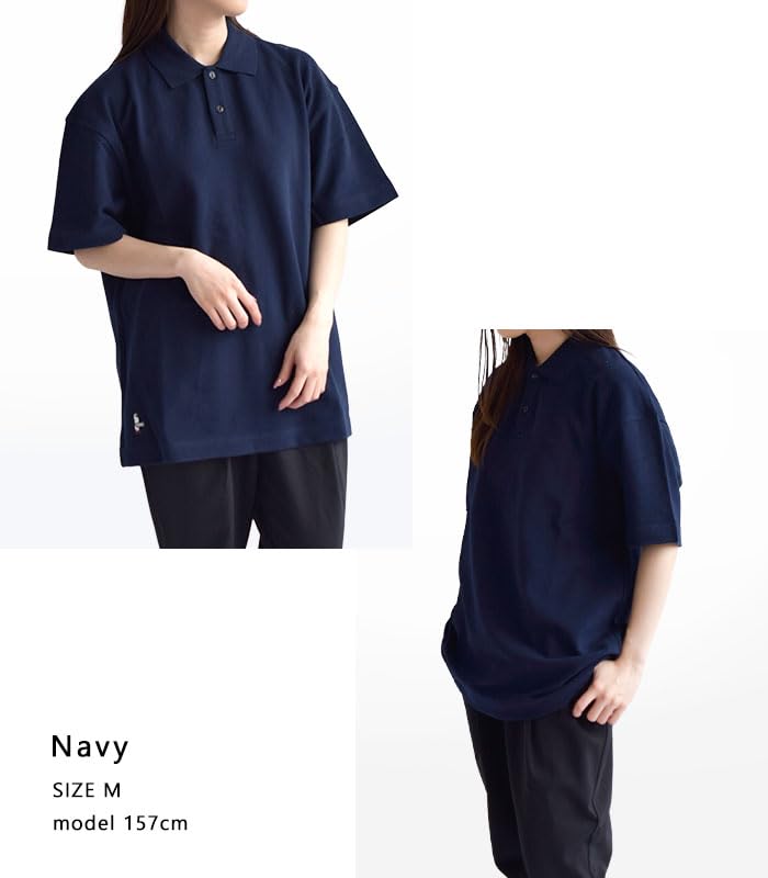 Рубашка поло Oversized Booby Polo Shirt Navy [Chums] Мужская