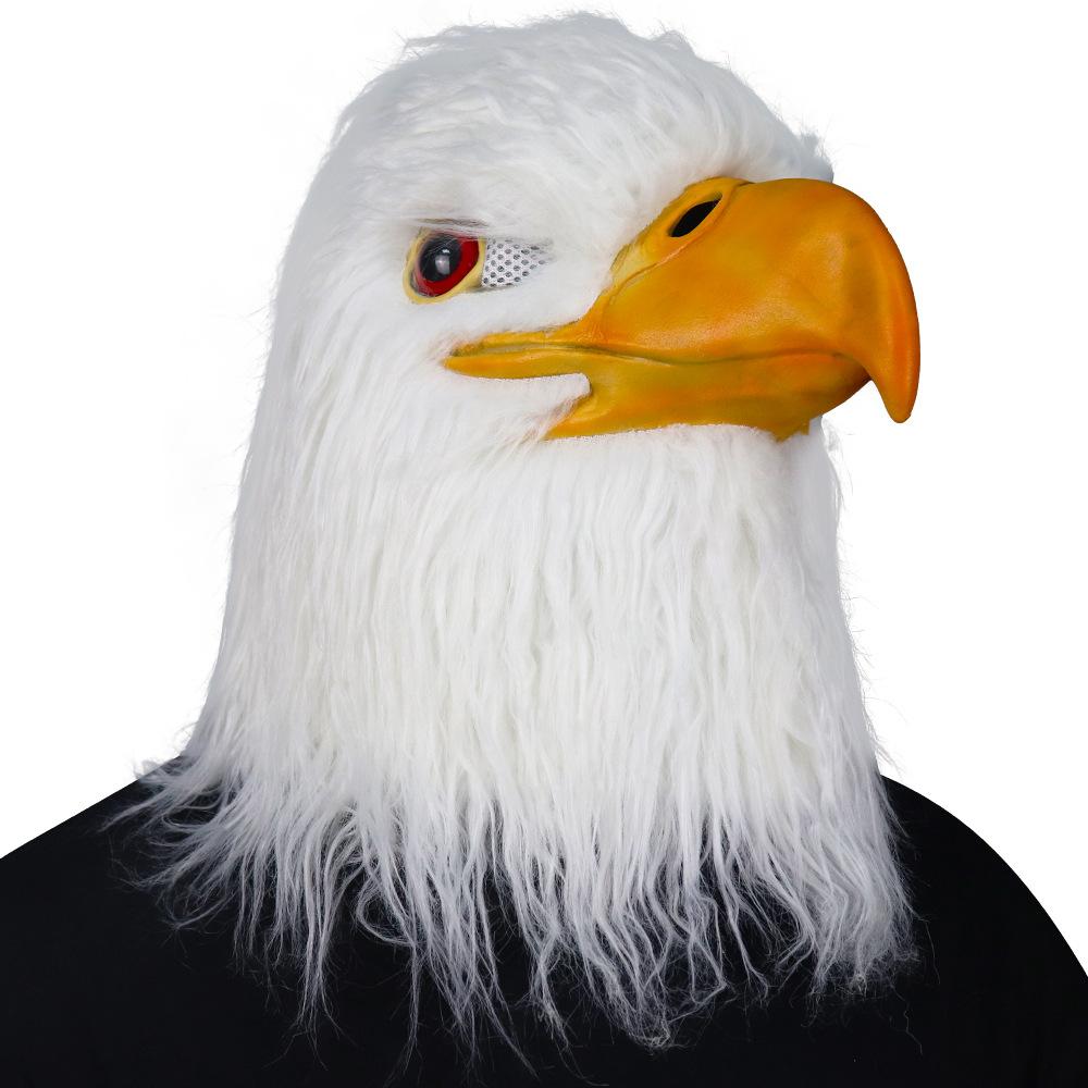 Halloween Cute Animal Raven Mask Raven Headgear Masquerade cos Costume props made of latex