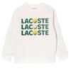 Lacoste Childrens/Kids Printed Fleece Crew Neck Sweatshirt
