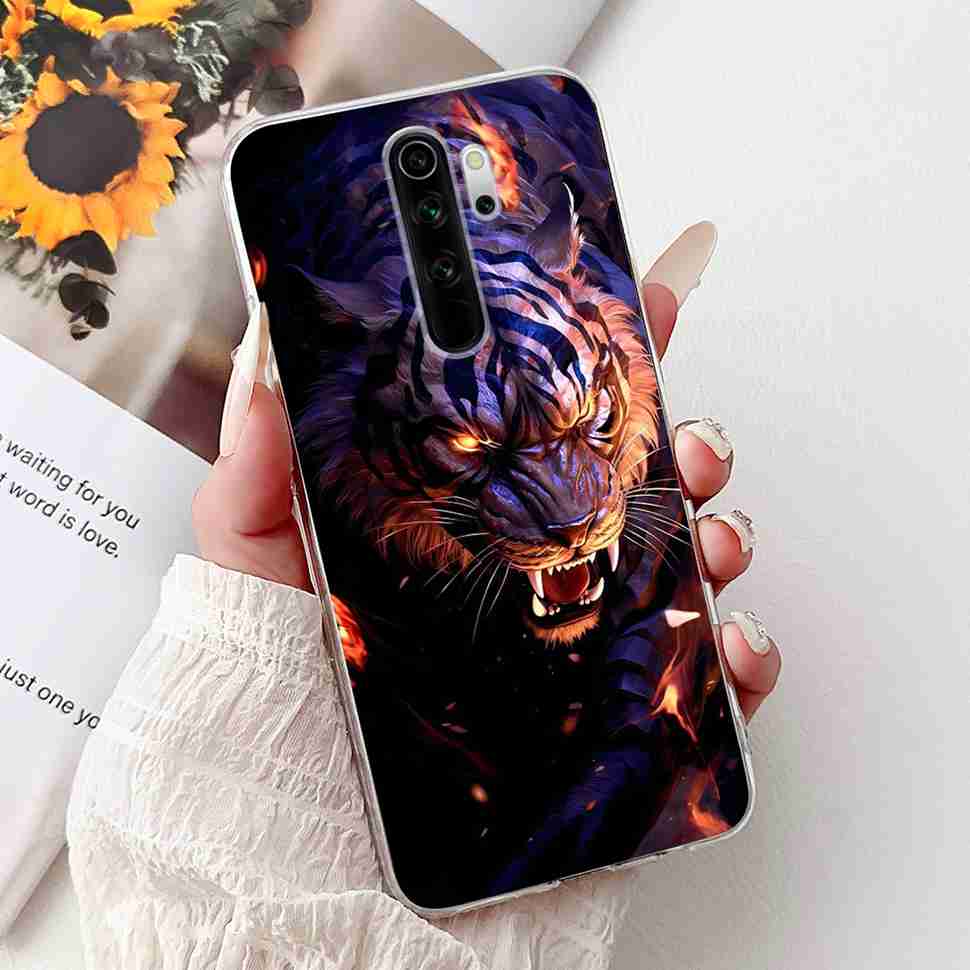 For Xiaomi Redmi Note 8 Pro 6.53" Case Luxury Flower Bow Soft Silicone TPU Cover For Redmi Note8 Pro note 8pro Shockproof Shell