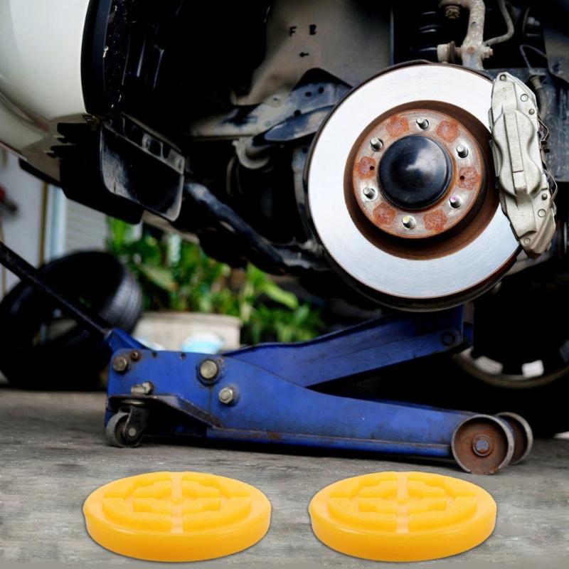 Комплект из 4 защитных ковриков Резиновые накладки на подъемную платформу для двухстоечных подъемников Круглые накладки на платформу автоподъемника Сверхпрочные