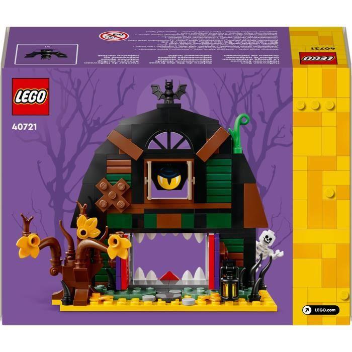 LEGO 40721 La Grange d’Halloween - Jouet de Construction enfant dès 8 ans - Squelette