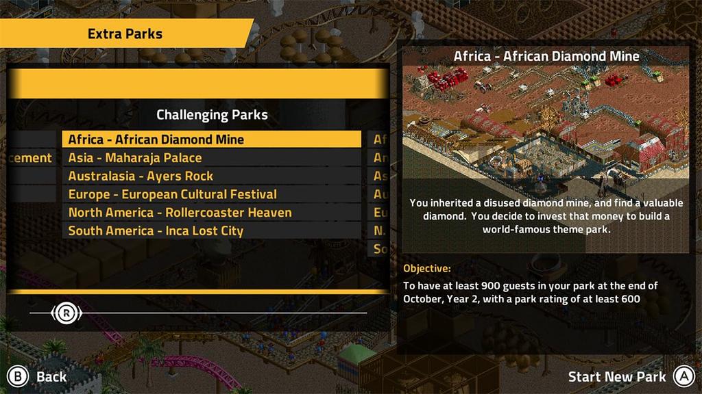 RollerCoaster Tycoon Classic North Switch (Импорт Америка) –