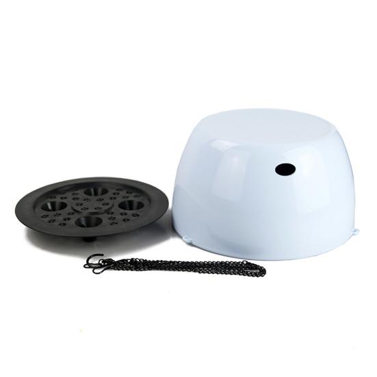 Подвесной цветочный горшок с боковыми отверстиями для полива, антикоррозийным покрытием, подвесной кашпо, S-образный крюк, подвесной цветочный горшок