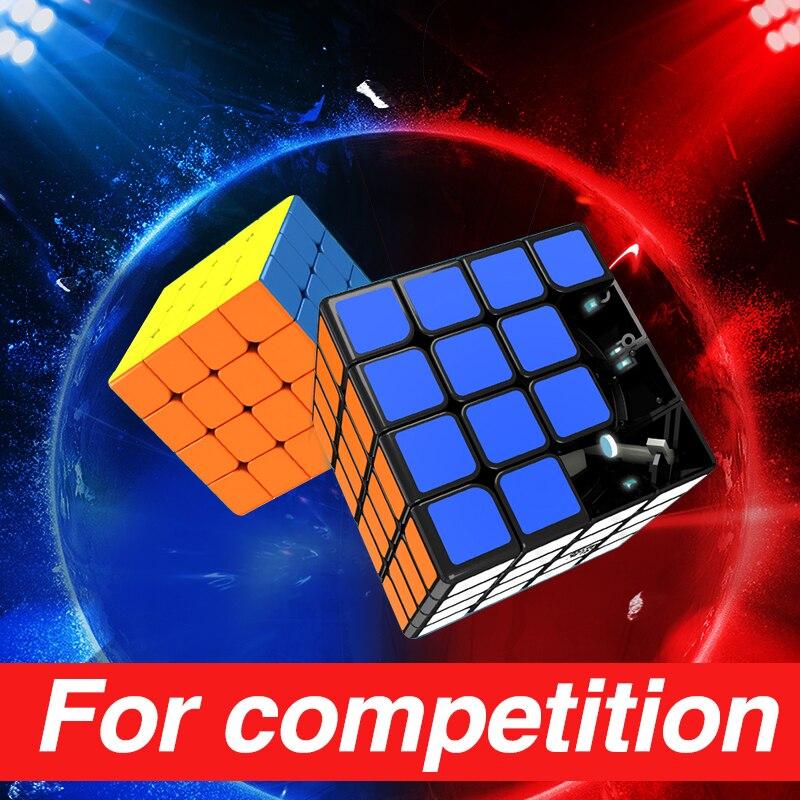 Moyu Aosu WR M Magnetic 4x4x4 Magic Cube 4x4 Скорость кубирования Головоломка Cubo Magico Кубики для соревнований