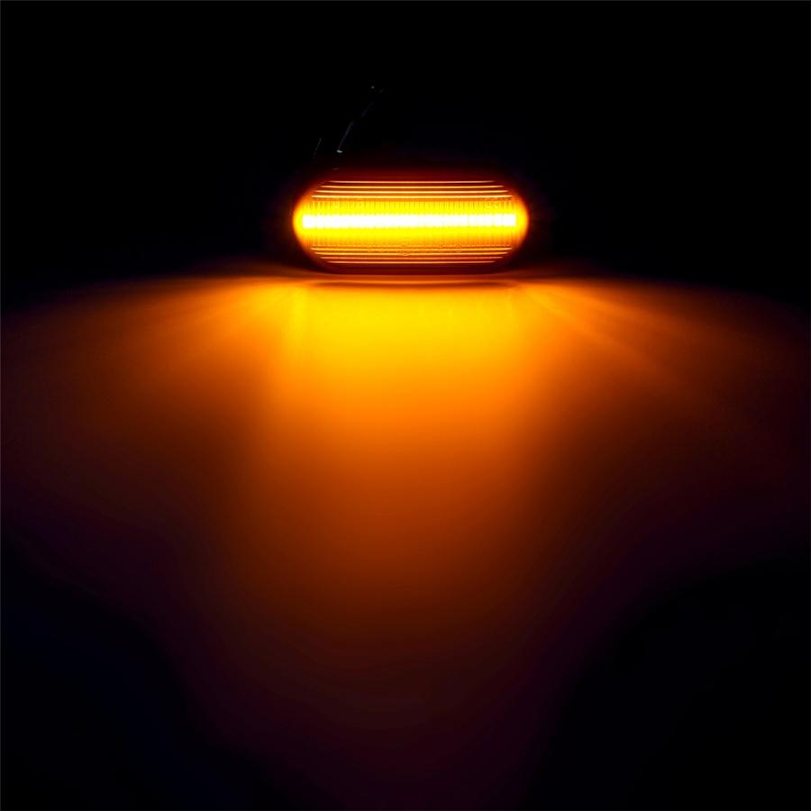 Динамический светодиодный повторитель бокового указателя поворота для Nissan Navara 350Z Qashqai