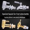 304 Stainless Steel Spigot for Wine Barrels, Glass Infusion Bottles, Beverage Containers, Juice Barrels, and Ceramic Jars