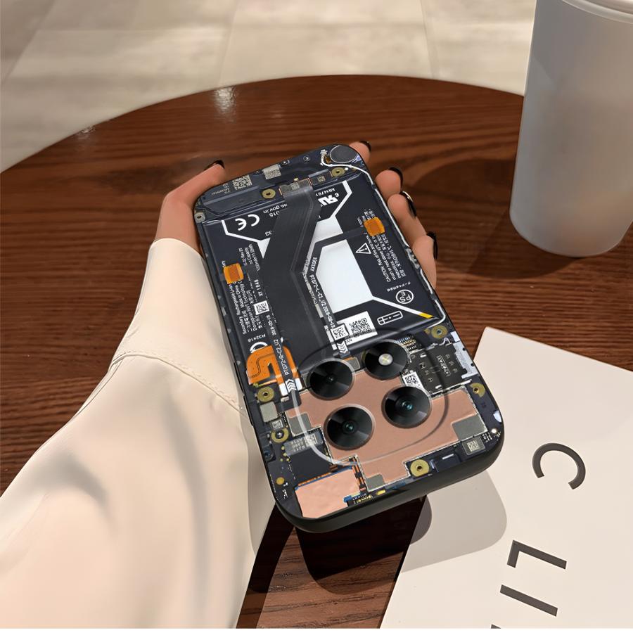 Чехол для Xiaomi Poco C51 M3 M4 Pro F3 F4 F5 X3 X4 X5 C65 M5 C50 Мягкая задняя крышка телефона Классическая печатная плата материнской платы