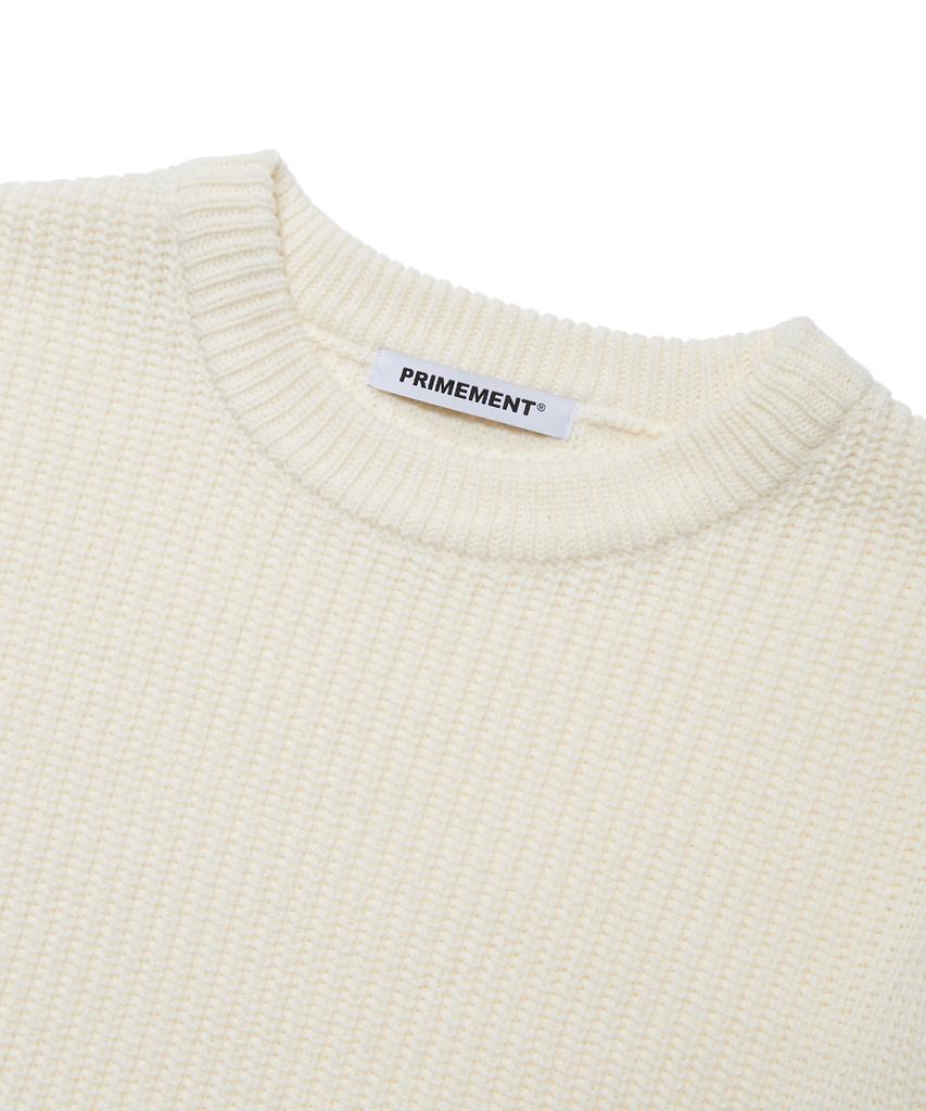 PRIMEMENT Oversized Hazzi Knit Ivory
