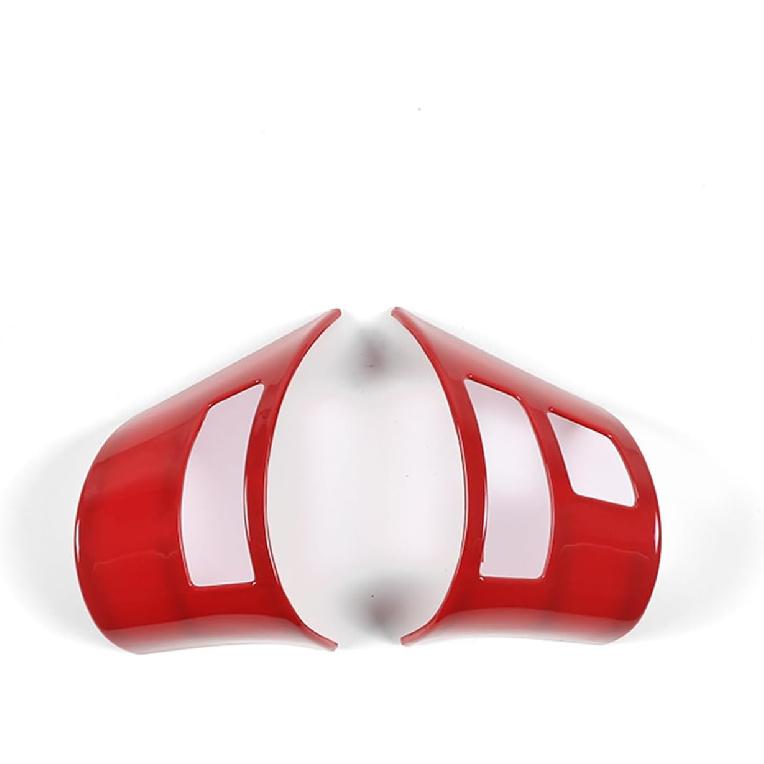 PIUGILH Car Interior Button Frame Cover for Corvette C6 Z06 ZR1 2005-2013 Interior Accessories, Sport Style Decoration Cover