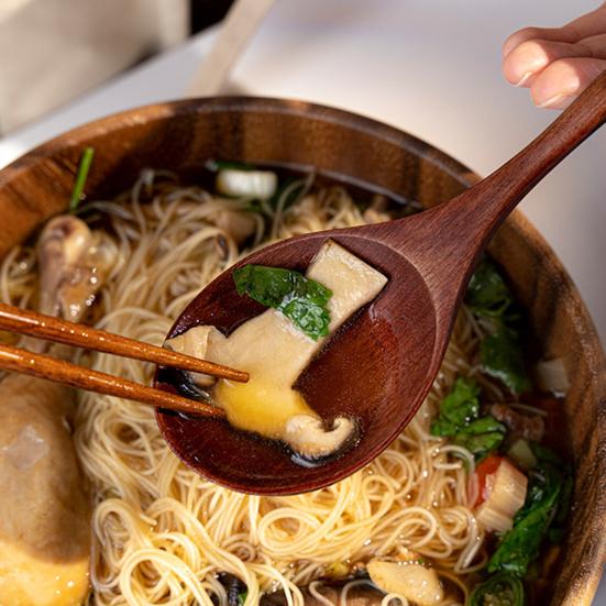 Набор деревянных ложек для воды Yousheng, мерные ложки для риса, большой половник для воды, суп, полированная кухонная утварь для смешивания, питья, лапши