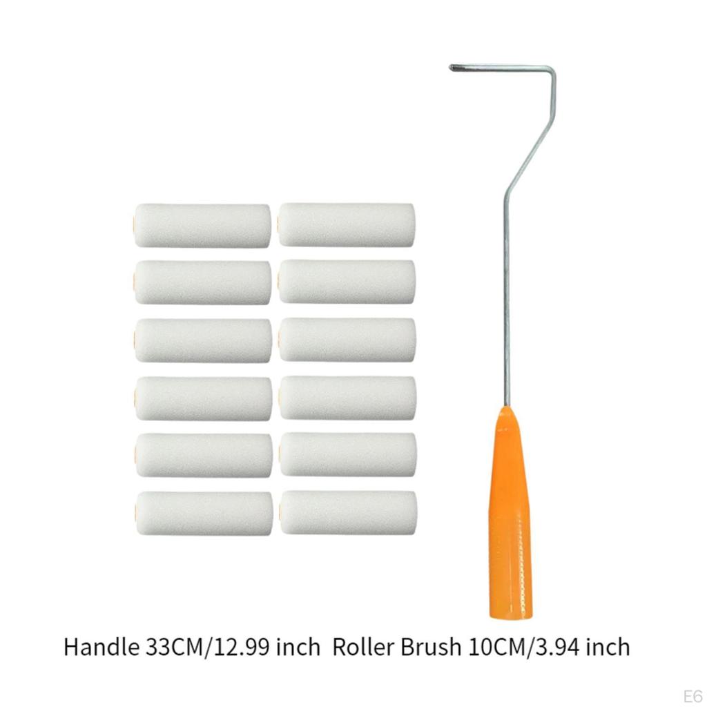 10 шт. Мини-чехлы для валиков, малярные инструменты, настенный инструмент для самостоятельного ремонта