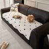 Premium Special-Shaped Leather Sofa Cushion Autumn And Winter  New Plush Straight Row Non-Slip Seat Cushion Sofa Cover Towel