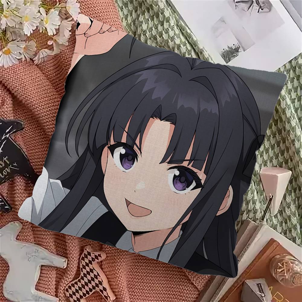 Anime Girls Band Cry Cushion Cover Car Throw Pillow Case For Sofa Car Christmas Gift xcm xcm