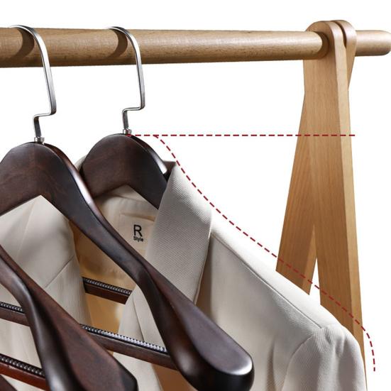Широкая вешалка Yousheng с прочным крючком, нескользящая, экономящая место конструкция, для аккуратной и гладкой одежды