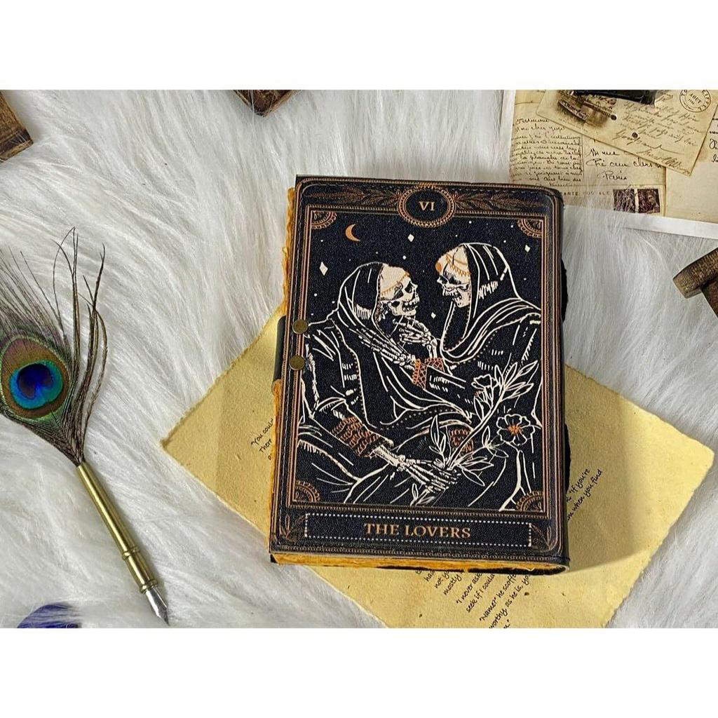 Book of Spell Leather Journal Leather Notebook Gifts for Him Her
