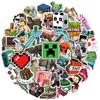 Boskoo Stickers 50 Pieces for Minecraft Stickers Waterproof Stickers DIY Stickers Gift for Suitcase/guitar/notebook