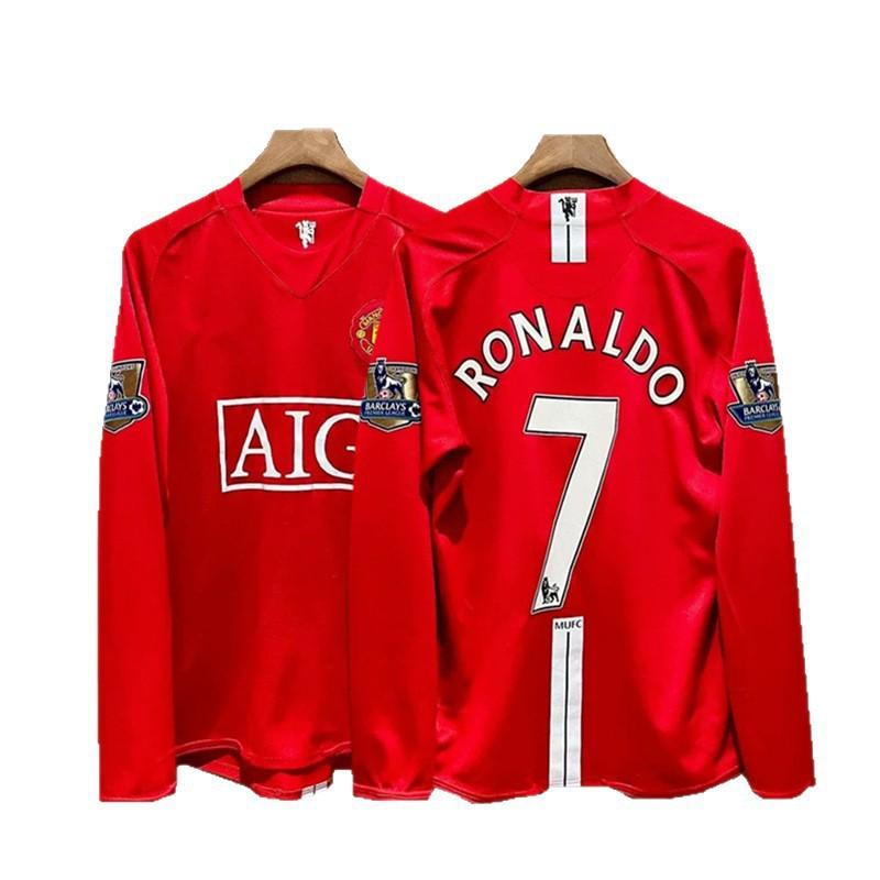 Retro Long Sleeve Football Jerseys Classic National Team Legends Beckham Zidane Kaka Ronaldo Cycling
