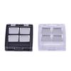 Empty 4 Square Grids Eyeshadow Lipstick Powder Box Case Cosmetic Packing+Palette