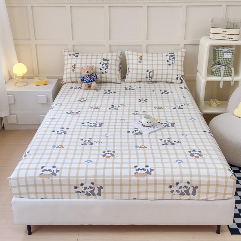 Приятная для кожи простыня на резинке из 100% хлопка, простыни в мультяшном стиле, чехол для домашнего матраса lençol (Наволочка Нужен заказ)