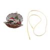 Christmas Shell Sleeping Dog Pendant Acrylic Shell Dog Hanging Decoration Car Christmas Tree