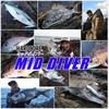 DUEL HARDCORE Lure Lipless Minnow Hardcore Mid Diver 115mm 18g Pink Candy Sea Bass Japanese Sea Bass (F) Weight F1192-HBPC-Blue