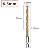 Quality 1.5mm-10.0mm Steel Titanium Coated Hexagonal Handle High Speed Drill Bit Set Twist Drill