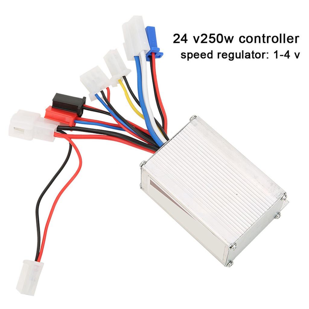 24V 250W Motor Brushed Controller Box for Electric Bicycle Scooter