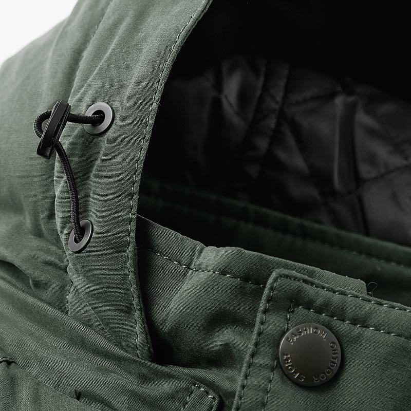 Хлопковое пальто мужское пальто средней длины зимняя ветровка теплая утолщенная хлопковая куртка свободная большого размера молодежное хлопковое пальто мужское