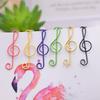 New Creative Cute Note Metal Memo Paper Clips Set Index Bookmark For Books Office School Stationery Supplies 6 Colors