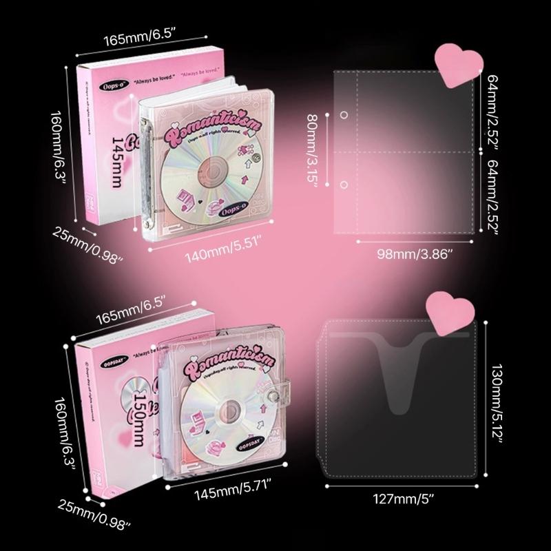 Диск Альбом Kpop Фотокарточки Коллекционная Книга Переплет Обложка для Блокнота Сумка для Хранения Рукава